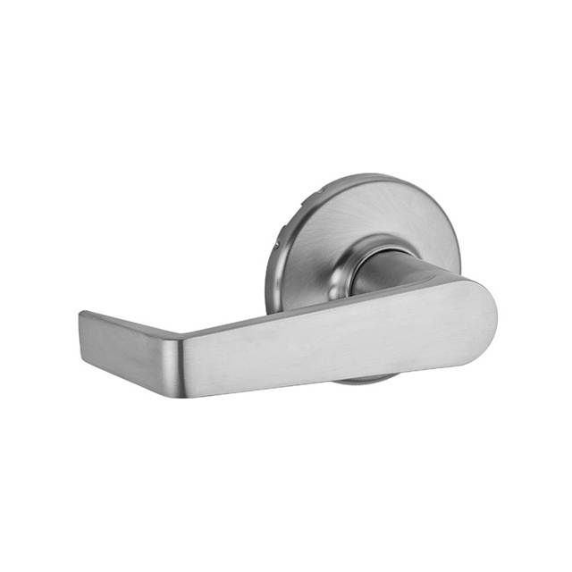 Kwikset Kingston Lever Light Commercial Passage Door Lock with RCAL Latch and RCS Strike Kwikset