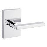 Kwikset Halifax Lever with Rectangular Rose Privacy Door Lock with 6AL Latch and RCS Strike Kwikset