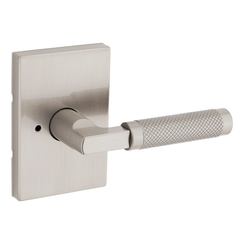 Kwikset Prava Lever with Rectangular Rose Privacy Door Lock with 6AL Latch and RCS Strike Kwikset