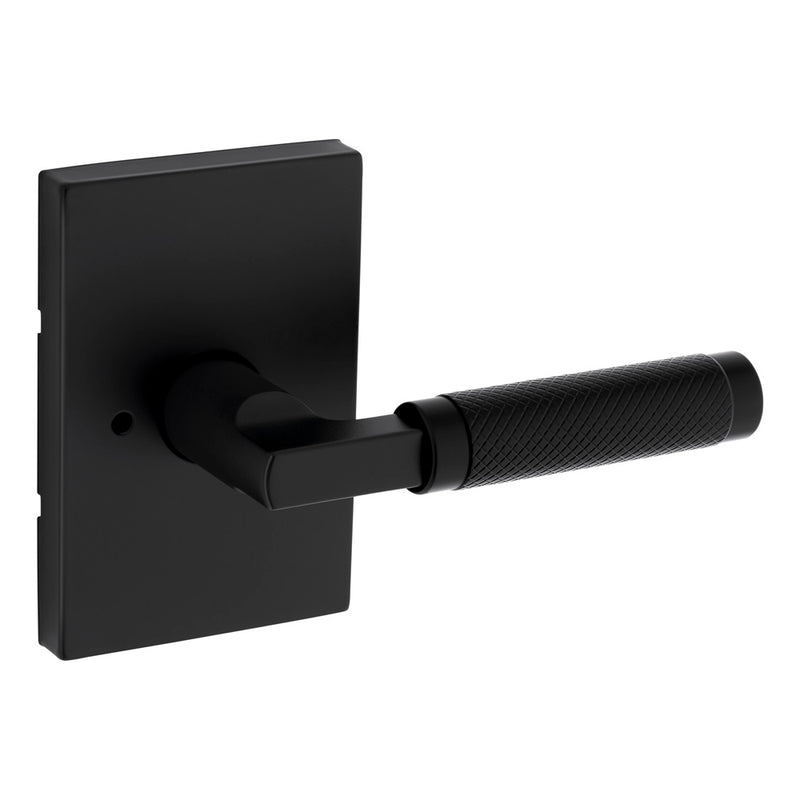 Kwikset Prava Lever with Rectangular Rose Privacy Door Lock with 6AL Latch and RCS Strike Kwikset