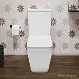 Swiss Madison Rivoli Two-Piece Square Toilet Dual-Flush 1.1/1.6 gpf