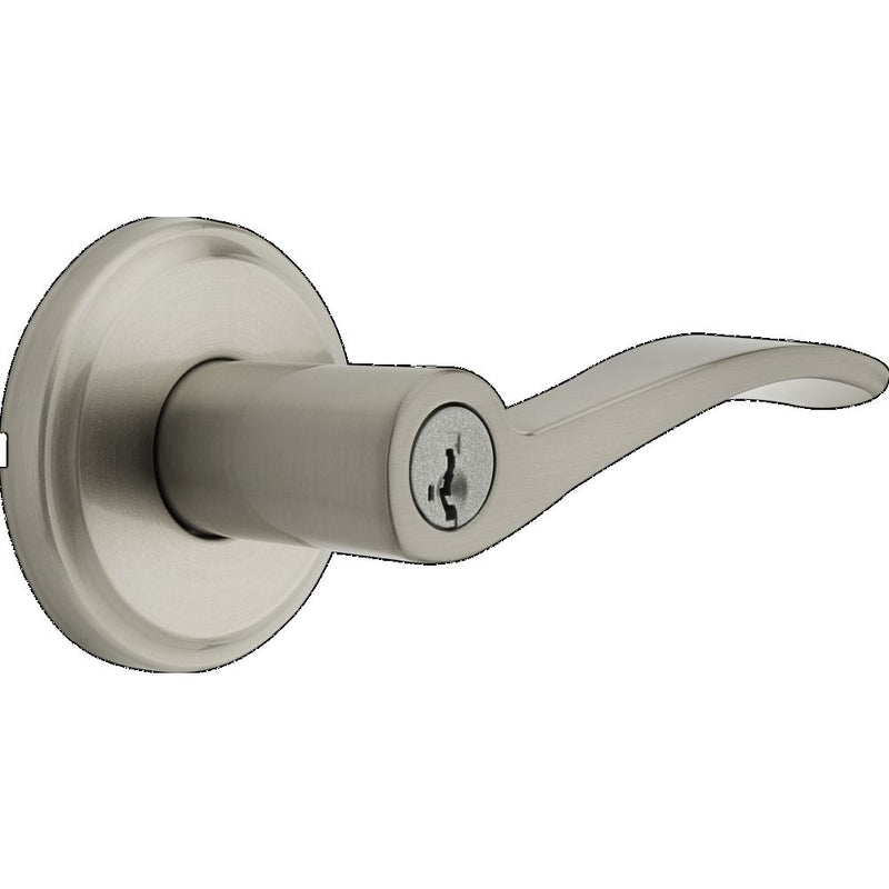 Kwikset Sedona Lever Entry Door Lock SmartKey with 6AL Latch and RCS Strike Kwikset