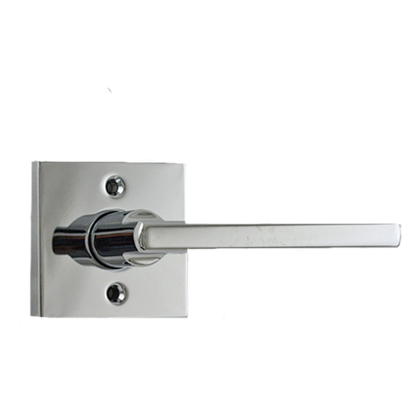 Kwikset Halifax Lever with Square Rose Half Dummy Door Lock Kwikset