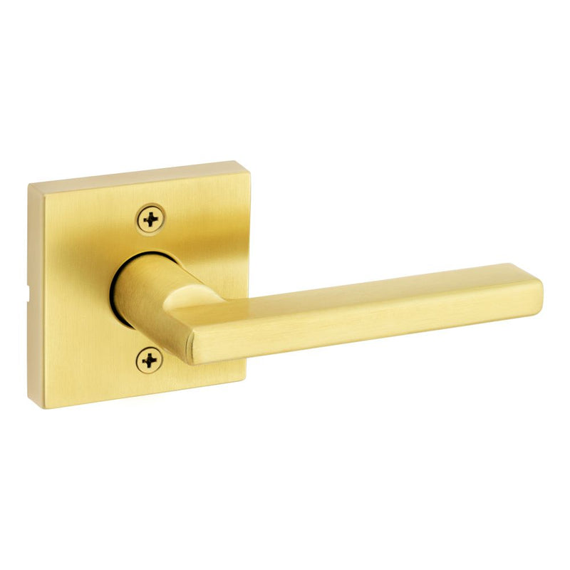 Kwikset Halifax Lever with Square Rose Half Dummy Door Lock Kwikset