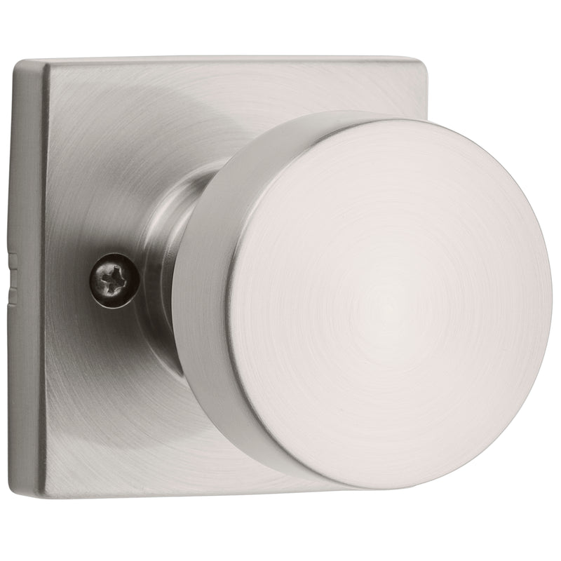 Kwikset Pismo Knob with Square Rose Half Dummy Kwikset