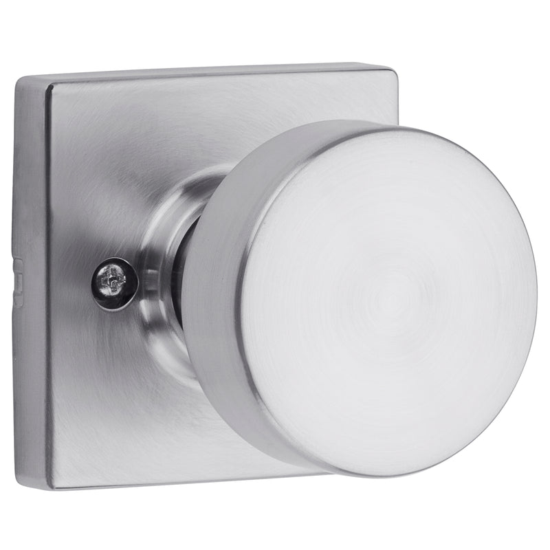 Kwikset Pismo Knob with Square Rose Half Dummy Kwikset