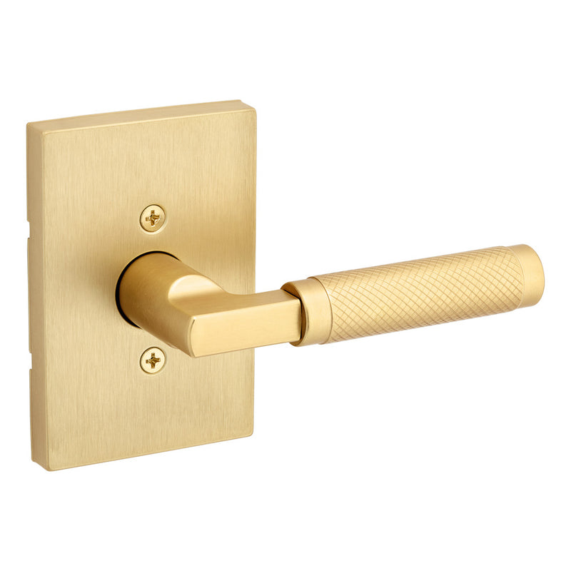 Kwikset Prava Lever with Rectangular Rose Half Dummy Door Lock Kwikset