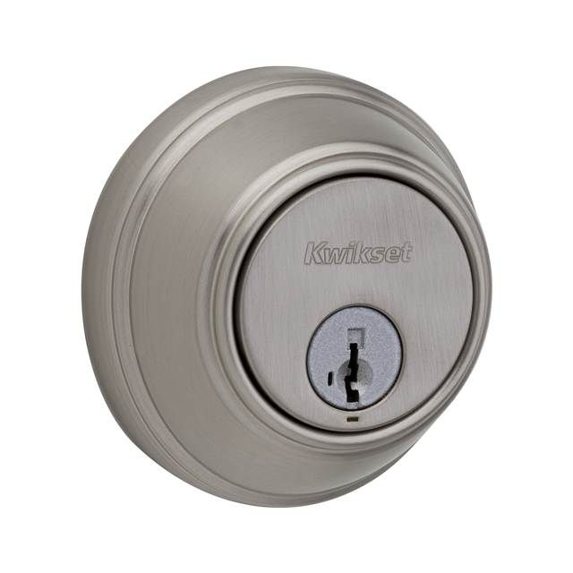 Kwikset Key Control Deadbolt SmartKey with RCAL Latch and RCS Strike Kwikset