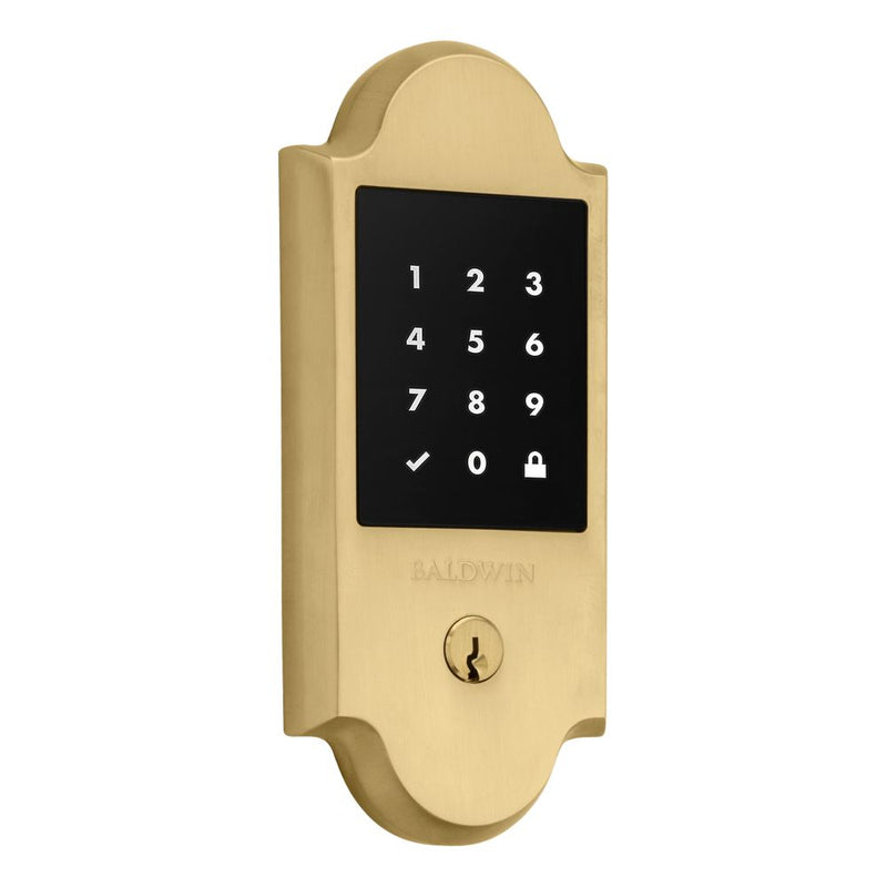 Baldwin Z-Wave Boulder Touchscreen Deadbolt with Schlage C Keyway Baldwin Estate