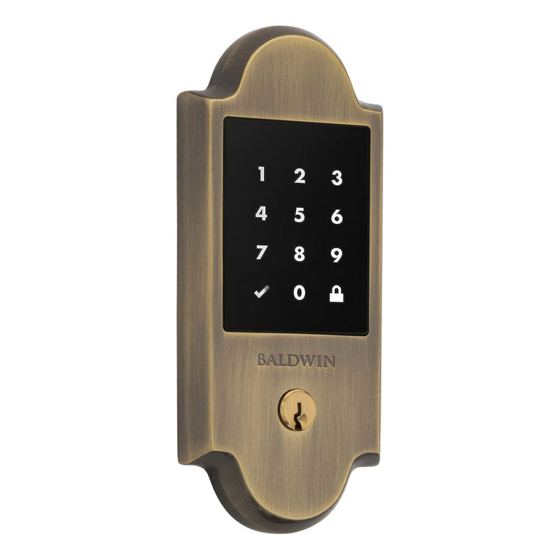 Baldwin Z-Wave Boulder Touchscreen Deadbolt with Schlage C Keyway Baldwin Estate