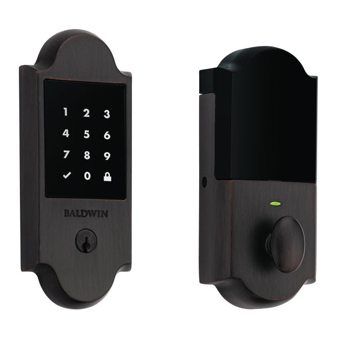 Baldwin Z-Wave Boulder Touchscreen Deadbolt with Schlage C Keyway Baldwin Estate