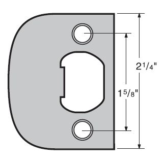 Kwikset UL Square Corner Full Lip Strike Kwikset