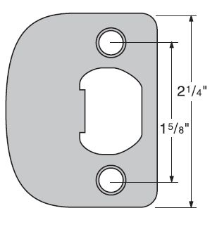 Kwikset UL Radius Corner Full Lip Strike Kwikset