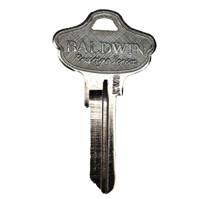 Baldwin Prestige Key Blank with KW1 Keyway Baldwin Prestige