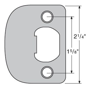 Kwikset Radius Corner Full Lip Strike Kwikset