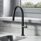 Swiss Madison Chalet Single Handle, Pull-Down Kitchen Faucet 73,