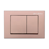 Swiss Madison Wall Mount Dual Flush Actuator plate with Square Push Buttons Swiss Madison