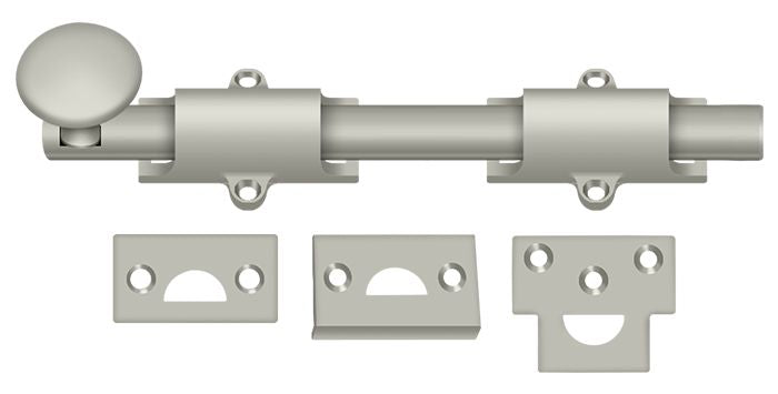 Deltana 8" Surface Bolt; Heavy Duty; Deltana