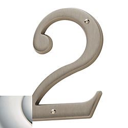 Baldwin 4-3/4" Carded House Number # 2 Baldwin Estate