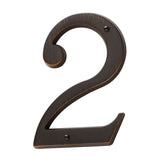 Baldwin 4-3/4" Carded House Number # 2 Baldwin Estate