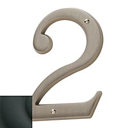 Baldwin 4-3/4" Carded House Number # 2 Baldwin Estate