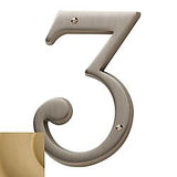 Baldwin 4-3/4" Carded House Number # 3 Baldwin Estate