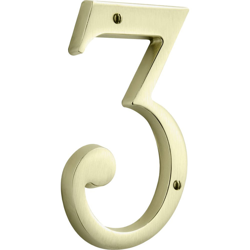 Baldwin 4-3/4" Carded House Number # 3 Baldwin Estate