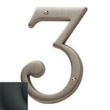 Baldwin 4-3/4" Carded House Number # 3 Baldwin Estate