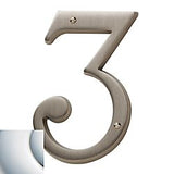 Baldwin 4-3/4" Carded House Number # 3 Baldwin Estate