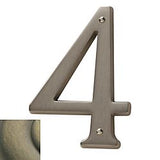 Baldwin 4-3/4" Carded House Number # 4 Baldwin Estate