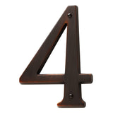 Baldwin 4-3/4" Carded House Number # 4 Baldwin Estate