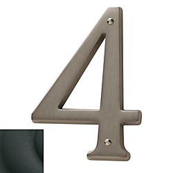 Baldwin 4-3/4" Carded House Number # 4 Baldwin Estate