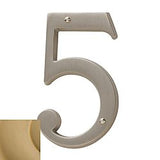 Baldwin 4-3/4" Carded House Number # 5 Baldwin Estate