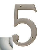 Baldwin 4-3/4" Carded House Number # 5 Baldwin Estate