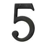 Baldwin 4-3/4" Carded House Number # 5 Baldwin Estate