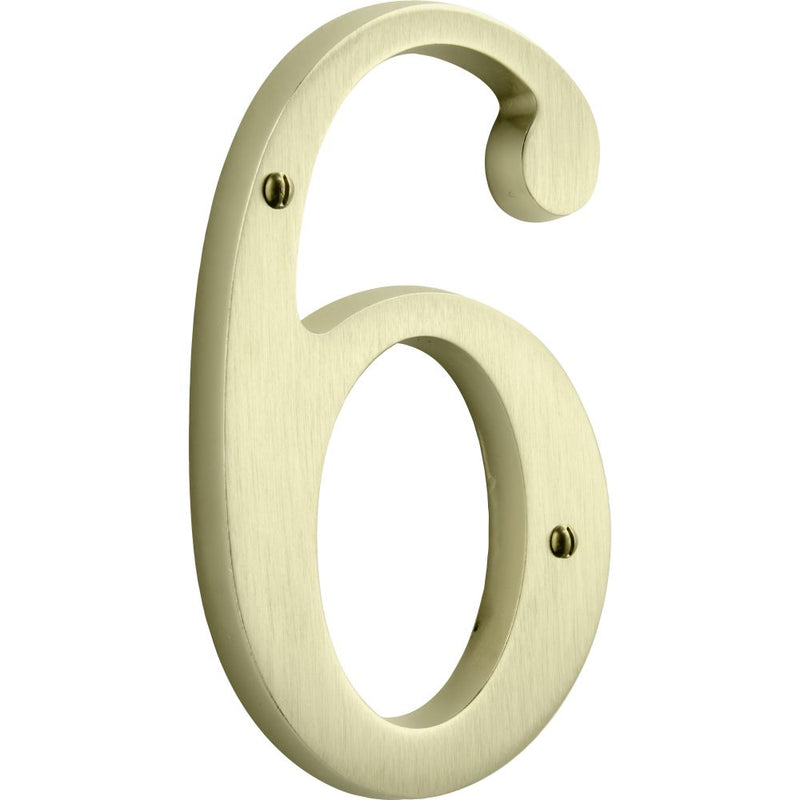 Baldwin 4-3/4" Carded House Number # 6 Baldwin Estate