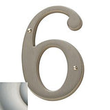 Baldwin 4-3/4" Carded House Number # 6 Baldwin Estate