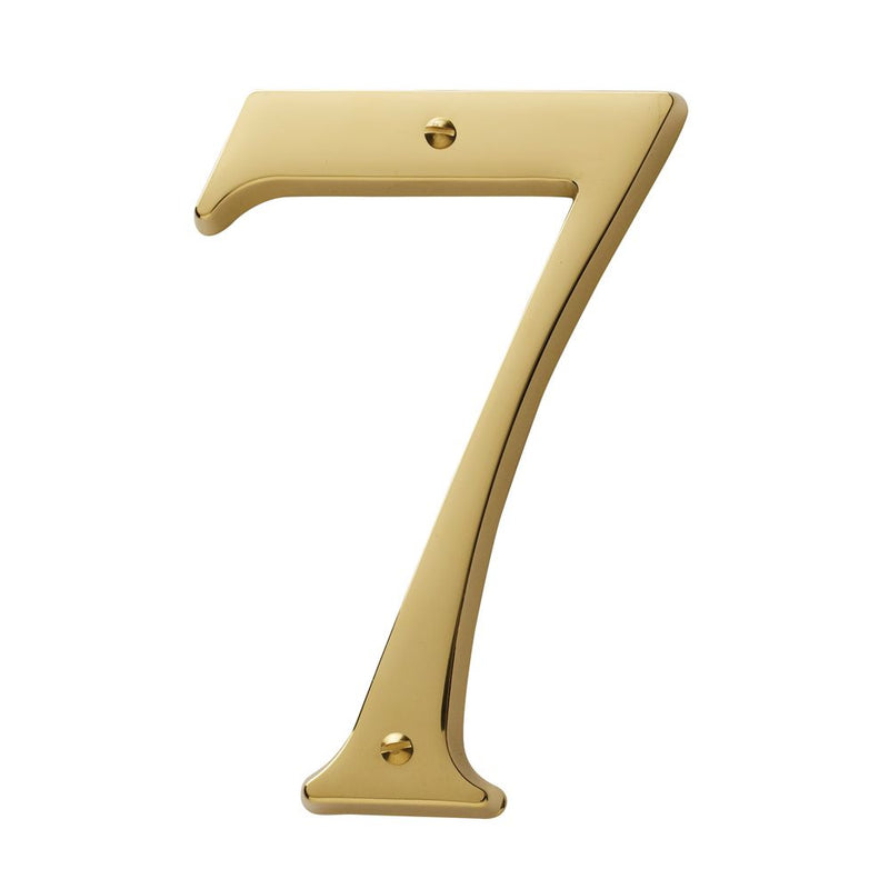 Baldwin 4-3/4" Carded House Number # 7 Baldwin Estate