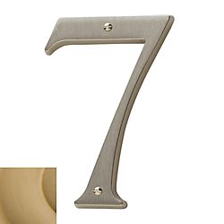 Baldwin 4-3/4" Carded House Number # 7 Baldwin Estate