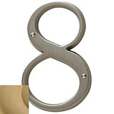 Baldwin 4-3/4" Carded House Number # 8 Baldwin Estate