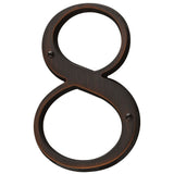 Baldwin 4-3/4" Carded House Number # 8 Baldwin Estate