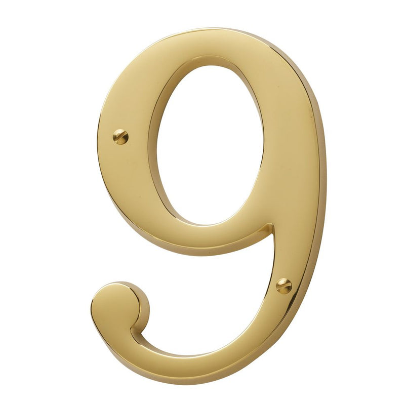 Baldwin 4-3/4" Carded House Number # 9 Baldwin Estate