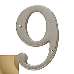 Baldwin 4-3/4" Carded House Number # 9 Baldwin Estate