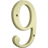 Baldwin 4-3/4" Carded House Number # 9 Baldwin Estate