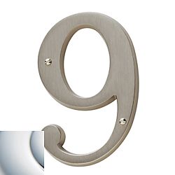 Baldwin 4-3/4" Carded House Number # 9 Baldwin Estate