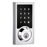 Kwikset Contemporary Home Connect Touchscreen Connected Smart Lock Deadbolt with Z-Wave 700 Long Range and SmartKey with RCALFD Latch and RCS Strike