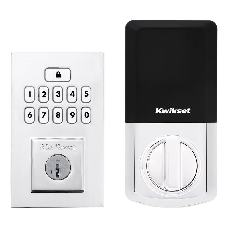 Kwikset Contemporary SmartCode Keypad Electronic Deadbolt SmartKey Kwikset