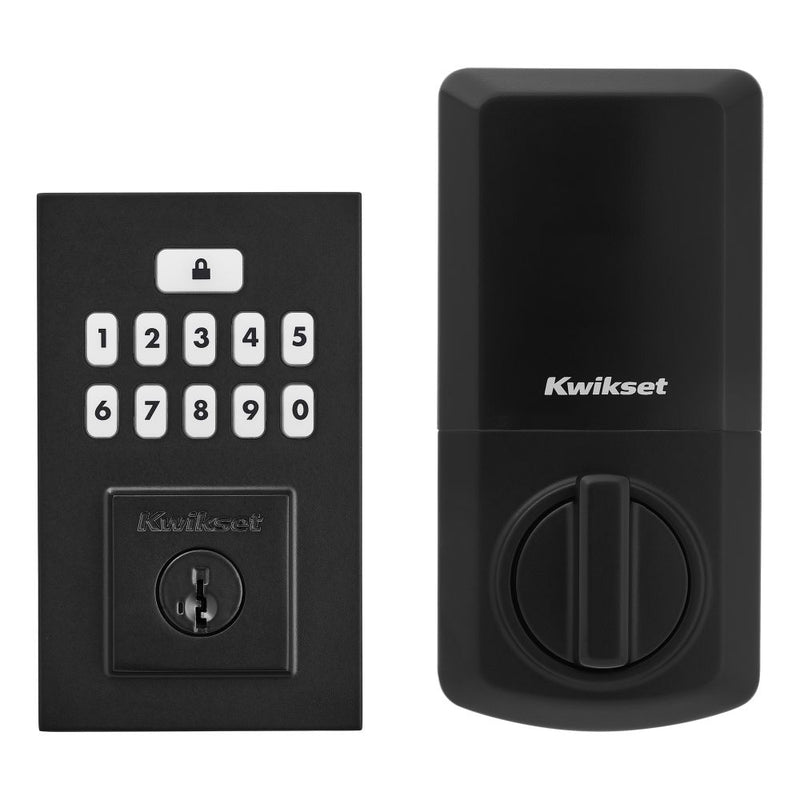 Kwikset Contemporary SmartCode Keypad Electronic Deadbolt SmartKey Kwikset