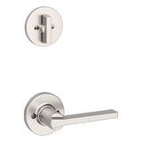 Kwikset Casey Lever with Round Rose Interior Single Cylinder Handleset Trim for Both 800 and 687 Series Handlesets Kwikset