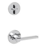 Kwikset Casey Lever with Round Rose Interior Single Cylinder Handleset Trim for Both 800 and 687 Series Handlesets Kwikset